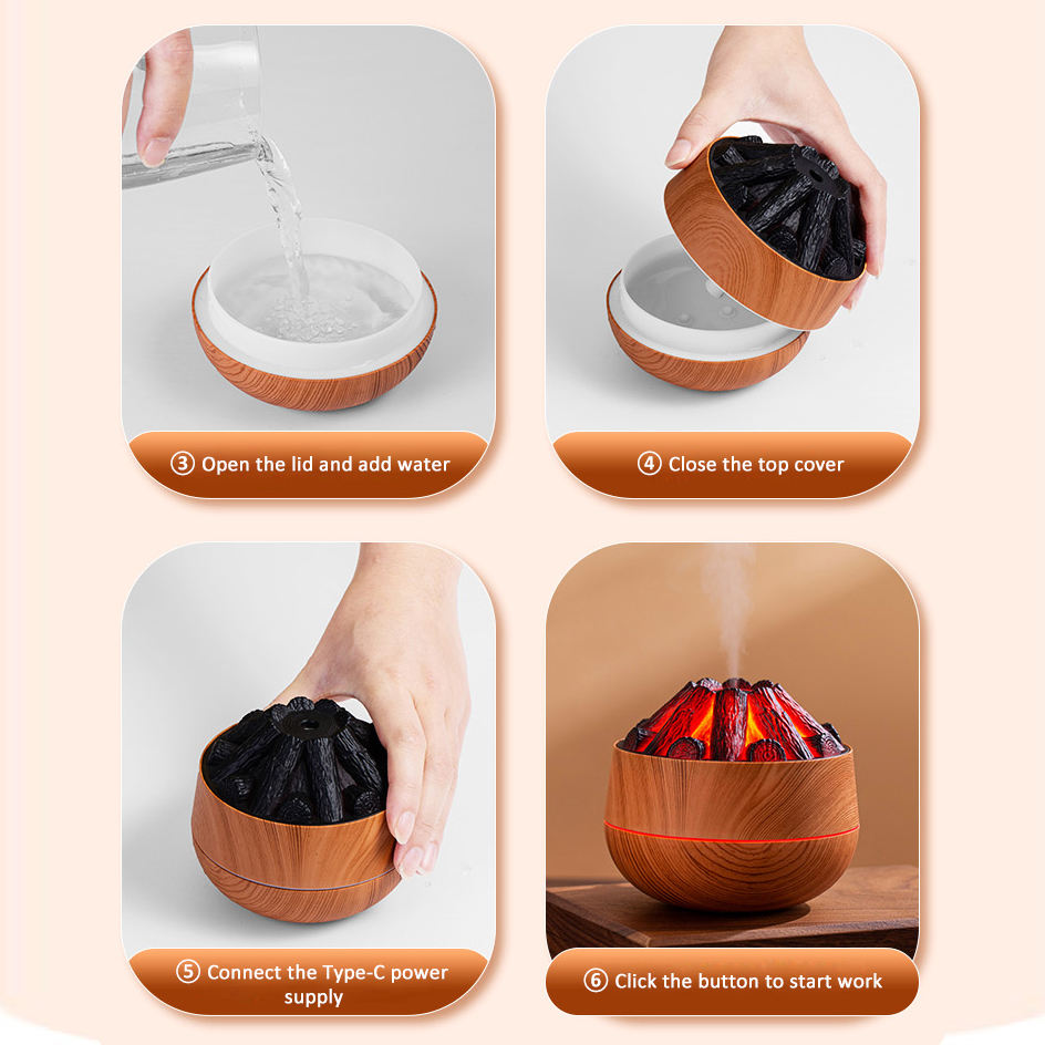 Mini Flame Volcano Aroma Diffuser™